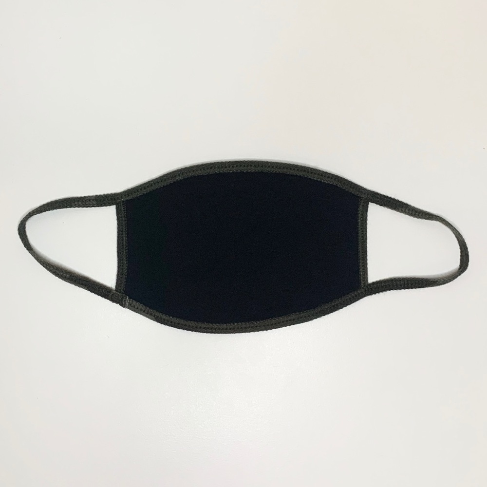 Camo and Black Reversible Face Mask - Picture 3 of 5